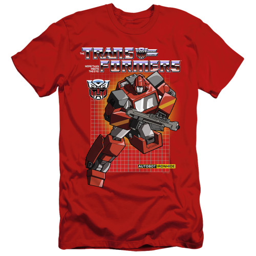 Transformers Ironhide Adult 30/1 T-Shirt Red