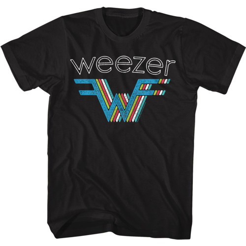 Weezer Flying W Black Adult T-Shirt