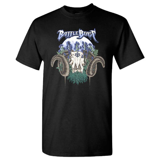 Battle Beast Ram Skull T-Shirt