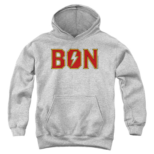 Bon Scott AC/DC Bon Youth Pullover Hoodie Sweatshirt Athletic Heather Bon Scott AC/DC Bon Youth Pullover Hoodie Sweatshirt Athletic Heather