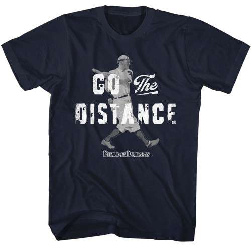 Field of Dreams Quote and Player Navy T-Shirt