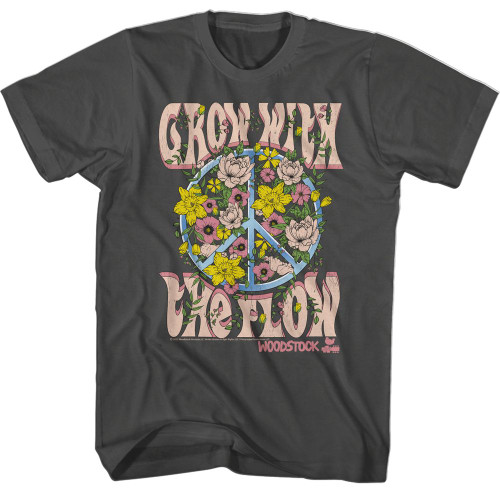 Woodstock Grow With The Flow Smoke T-Shirt