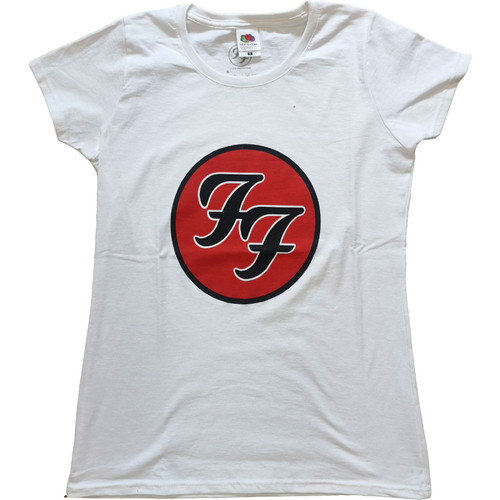 Foo Fighters Women's T-Shirt FF Logo White