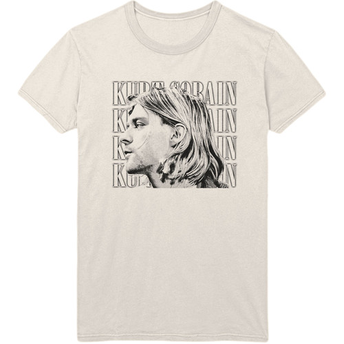Kurt Cobain Unisex T-Shirt Contrast Profile Kurt Cobain Unisex T-Shirt Contrast Profile