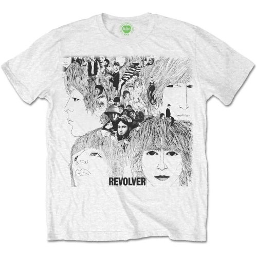 The Beatles Unisex T-Shirt Revolver Album Cover White