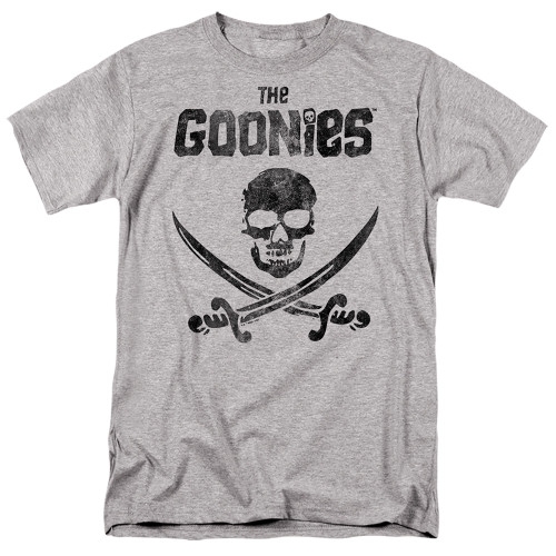 The Goonies Flag 2 Adult T-Shirt Athletic Heather