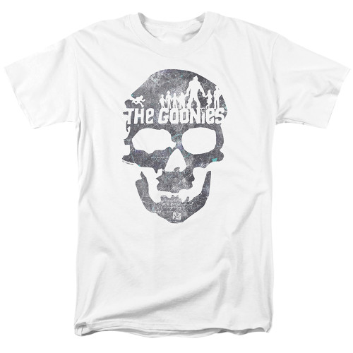 The Goonies Skull 2 Adult T-Shirt White