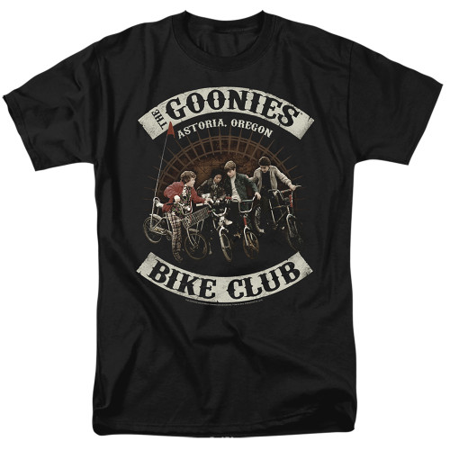The Goonies Bike Club Adult T-Shirt Black