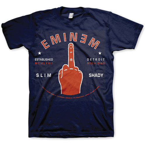 Eminem Unisex T-Shirt Detroit Finger Eminem Unisex T-Shirt Detroit Finger