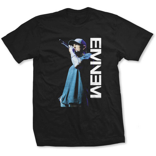 Eminem Unisex T-Shirt Mic. Pose