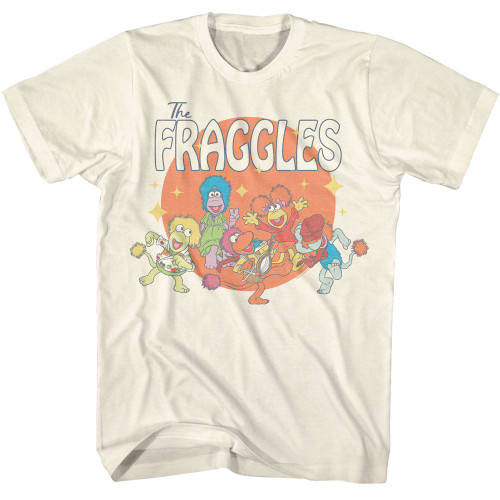 Fraggle Rock The Fraggles Circle Natural T-Shirt