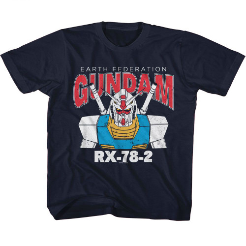 Gundam RX-78-2 Model Navy Toddler T-Shirt