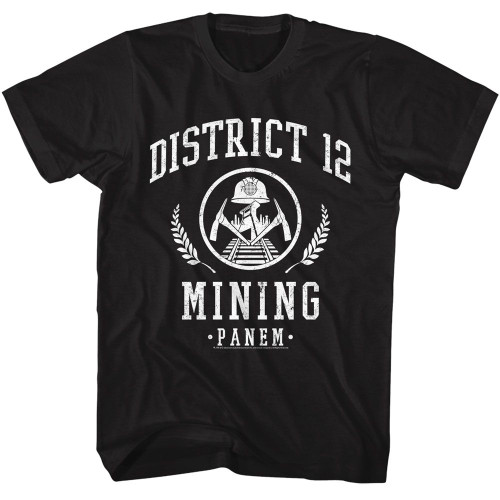 Hunger Games D12 Mining Black T-Shirt