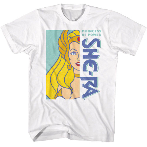 Masters of the Universe She-Ra Crop White T-Shirt