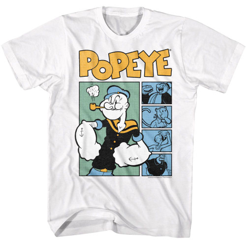 Popeye Boxes White T-Shirt
