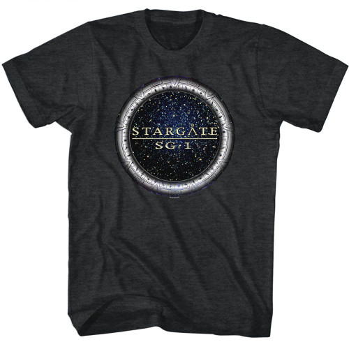 Stargate SG1 Black Heather T-Shirt