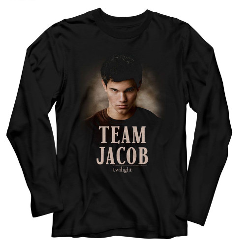 Twilight Two Images Jacob Black Long Sleeve T-Shirt