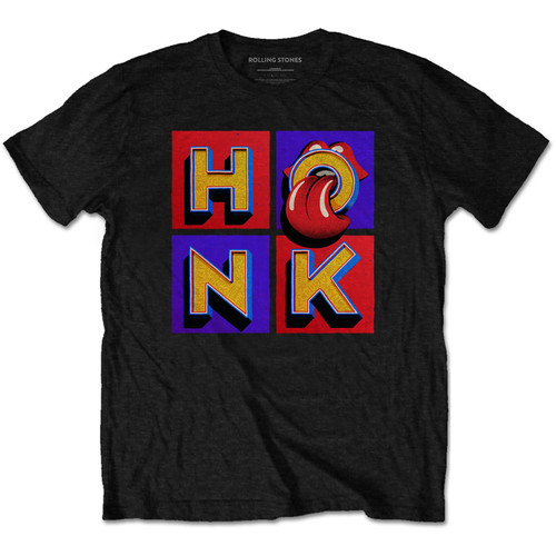 The Rolling Stones Unisex T-Shirt Honk Album Black