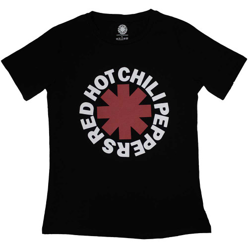 Red Hot Chili Peppers Women's T-Shirt Classic Asterisk Black