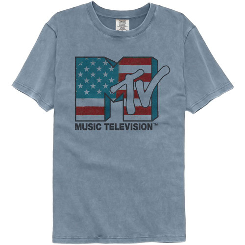 MTV Logo Blue Jean Comfort Color T-Shirt