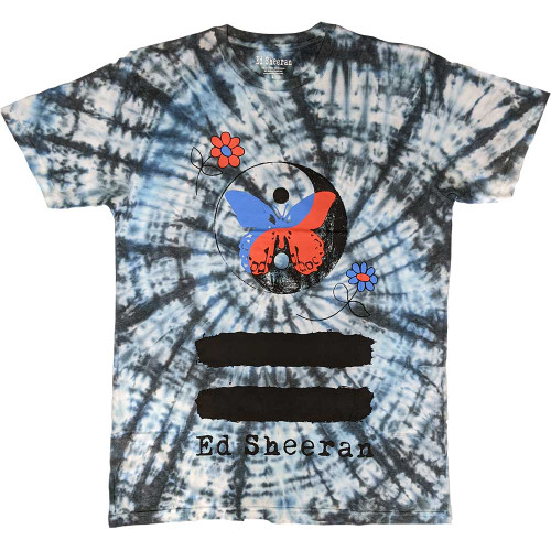 Ed Sheeran Unisex T-Shirt Yin & Yang Butterfly (Wash Collection)