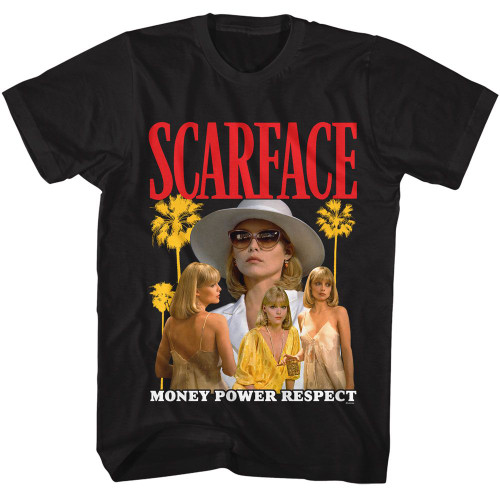 Scarface Elvira H Black T-Shirt