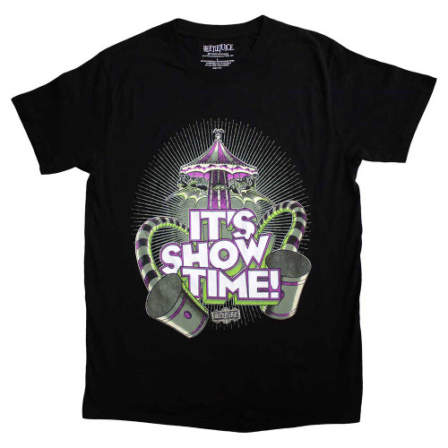 Beetlejuice Unisex T-Shirt It's Showtime Carousel