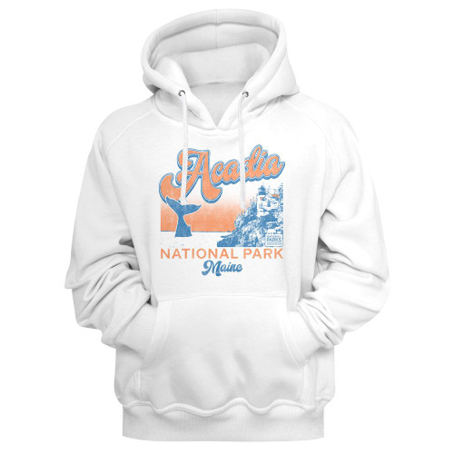National Parks Acadia Whale Hoodie Sweatshirt