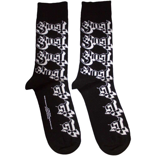 Ghost Unisex Ankle Socks Logo Pattern