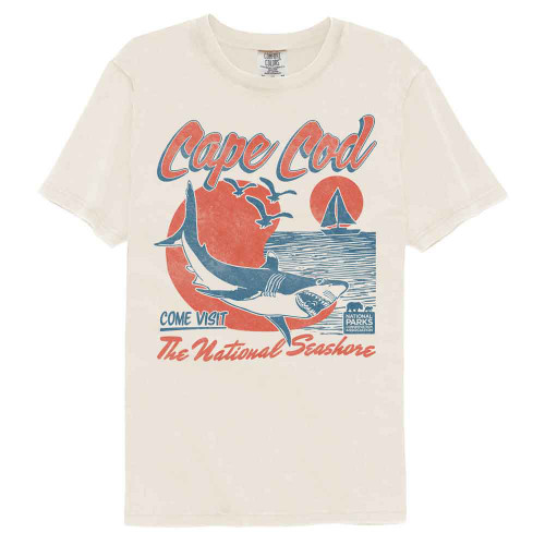 National Parks National Seashore Shark Ivory Comfort Colors T-Shirt