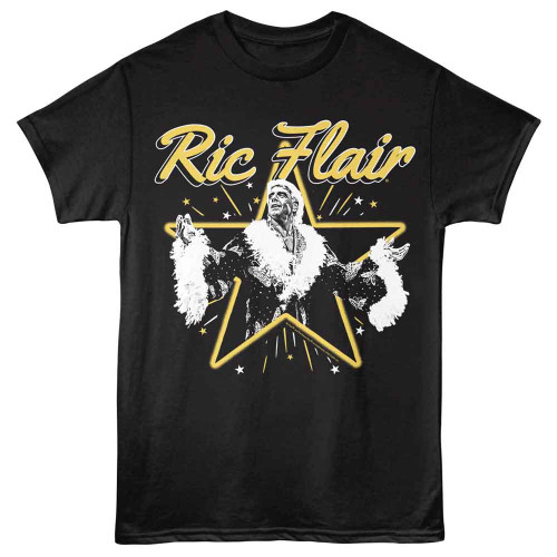 Ric Flair The Star Black T-Shirt