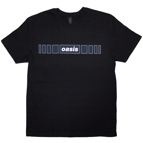 Oasis Unisex T-Shirt Globe Logo (Black)