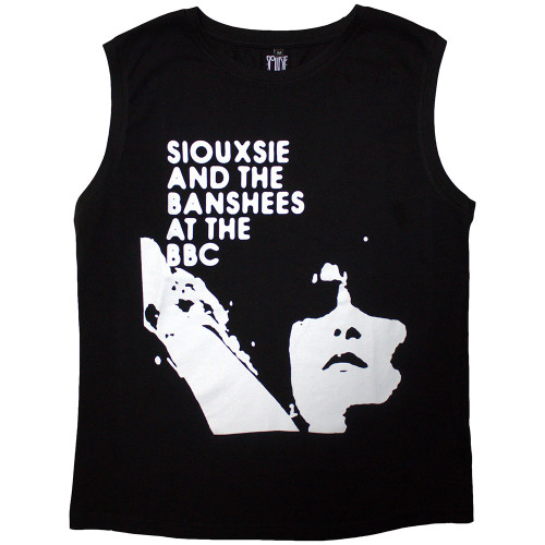 Siouxsie & The Banshees Unisex Muscle Tank T-Shirt At The BBC (Black)