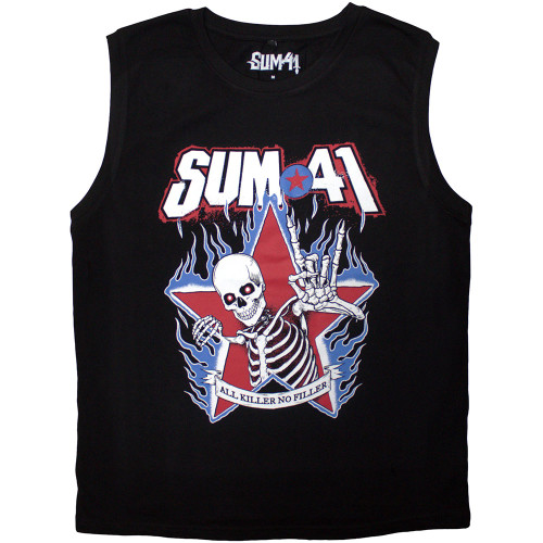 Sum 41 Unisex Muscle Tank T-Shirt All Killer No Filler Tracklist