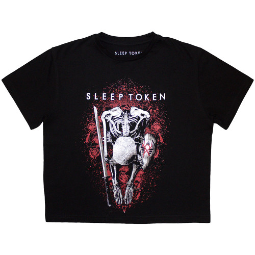 Sleep Token Women's Crop Top The Love You Want (Black)