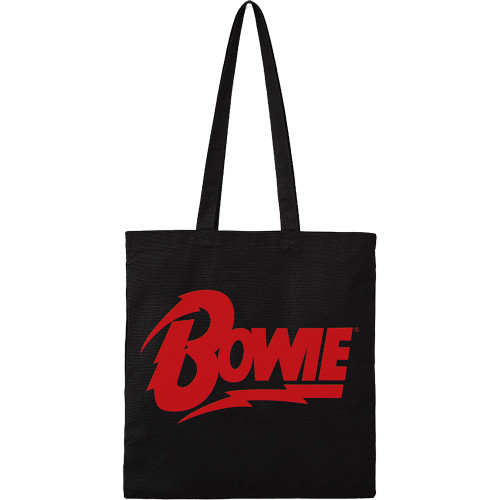 David Bowie Cotton Tote Bag Logo