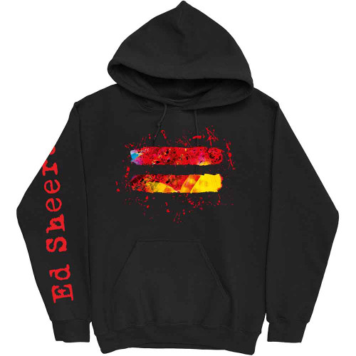 Ed Sheeran Unisex Pullover Hoodie Sweatshirt Equals (Black) (Sleeve Print)