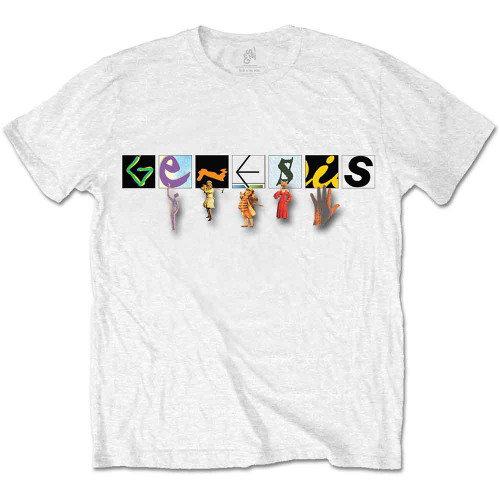 Genesis Unisex T-Shirt Characters Logo (White)