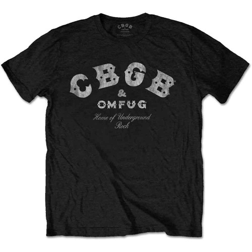 CBGB Logo Black Adult T-Shirt