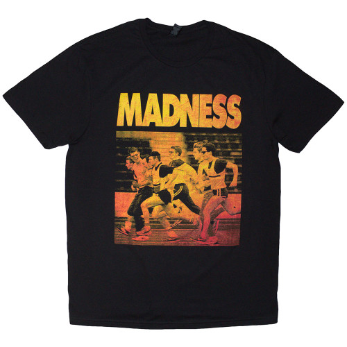 Madness Unisex T-Shirt Gold Keep Moving (Black)