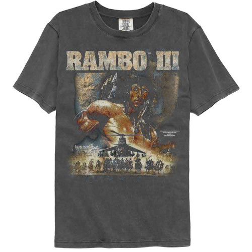 Rambo 3 Chopper Poster Pepper Comfort Colors T-Shirt