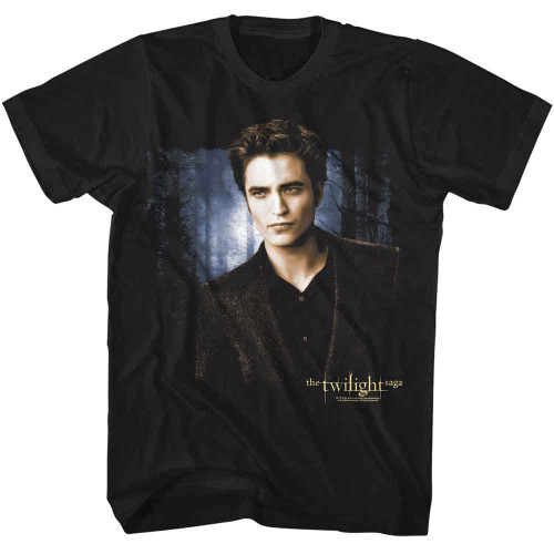 Twilight Edward and Forest Black T-Shirt