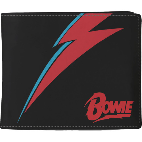 David Bowie Wallet Lightning Black