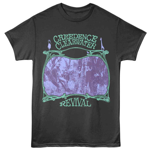 Creedence Clearwater Revival Woods Photo Smoke T-Shirt