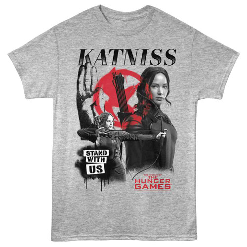 Hunger Games Stand Width Gray Heather T-Shirt