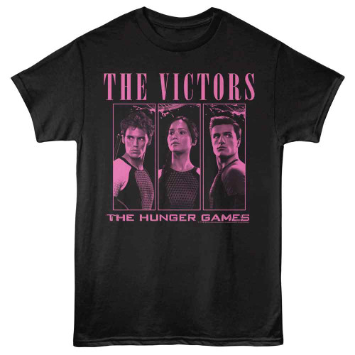 Hunger Games Tributes Monochrome Black T-Shirt