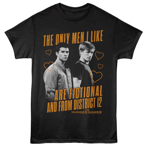 Hunger Games Fictional And From 12 Black T-Shirt