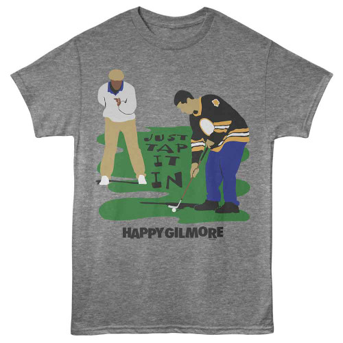 Happy Gilmore Tap It Graphite Heather T-Shirt