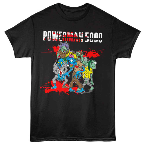 Powerman 5000 Zombies Black T-Shirt