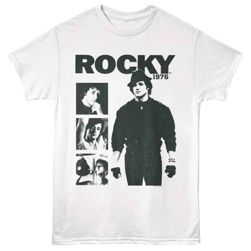 Rocky 3 Panel White T-Shirt